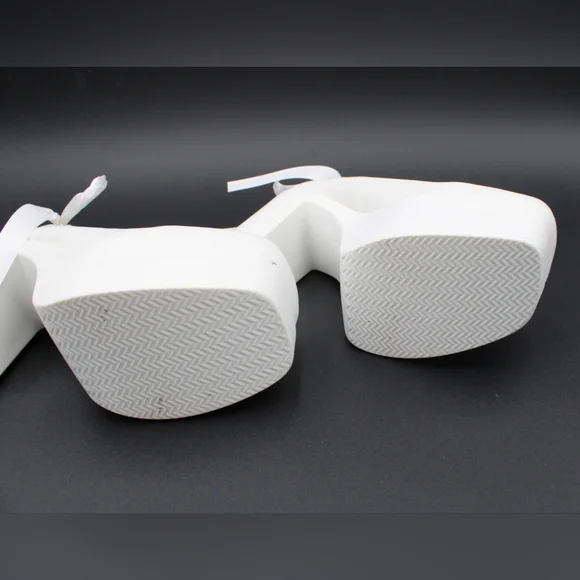 Women’s Pearl Decor Chunky Heeled Ankle Strap Heels – Size 6.5 (EU 37) - Picture 9 of 9